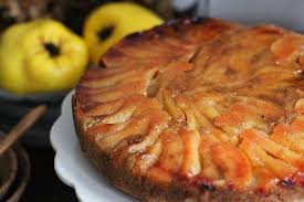 Gesturzter Quittenkuchen Veggies Vegan Rezept Quittenkuchen Kuchen Rezepte