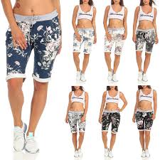 Free shipping & returns available. Damen Bermuda Shorts Hose Capri Kurze Chino Sommer Stoffhose Fitness Jogging 30 Ebay
