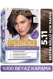 L Oreal Paris L Oreal Paris Excellence Cool Creme Sac Boyasi 5 11 Ekstra Kullu Acik Kahve Fiyati Yorumlari Trendyol