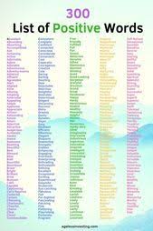 List Of Positive Words To Live By Arts Job Ideas Of Arts Job Artsjob List Of Positive Word Positive Words List Of Positive Words Words For Best Friend