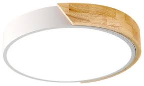 If hire electrician to install, it usually takes over $100. Modern Minimalist Led Wood Metal Acrylic Flush Mount Ceiling Light Scandinavian Flush Mount Ceiling Lighting By Popicorns E Commerce Co Houzz