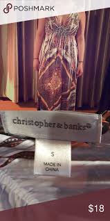 Christopher Banks Maxi Dress Pink Cream Dresses Pink Maxi Dress Maxi Dress