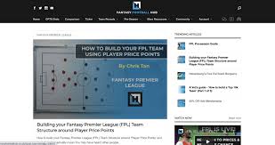 Free to play fantasy football game, set up your fantasy football team at the official premier league site. Fantasy Football Hub Vs Fantasy Football Scout Membership Review Fpl Updates