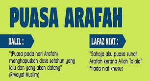 Check spelling or type a new query. Niat Puasa Hari Arafah Dan Tarikh 9 Zulhijjah Di Malaysia