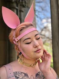 The Lola Head Harness -- Vegan Leather Bunny Ears