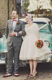 Bridal gown wedding dress size 8 vintage retro style 50's. 50s Style Wedding Dresses Tea Length Online