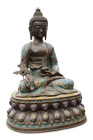 Asien Lifestyle Healing Medizin Buddha Figur Aus Bronze Medizinbuddha Statue Garten Ideen Gestaltung Garten Deko Garte Buddha Figur Buddha Buddha Statuen