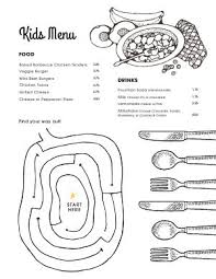Download this adorable dog printable to delight your child. Coloring In Kids Menu Template By Musthavemenus