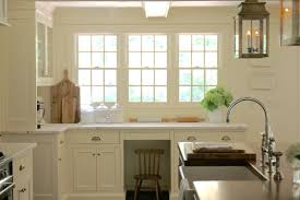 Are butcher block countertops in style 2021 hairstyles for older. Our Classic White Kitchen Design Marble Countertops Wood Island Top Brass Pulls Lanterns Jenny Steffens Hobick
