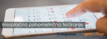 Brezplacno Psihometricno Testiranje Za Studente Gea College Gea College