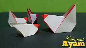 Sehingga bisa dihasilkan beragam bentuk origami dari kertas yang indah dan elok dipandang mata. Cara Buat Induk Dan Anak Ayam Lucu Dari Origami Ll Easy Origami Ù„ÙŠØ¨ÙŠØ§ Vlipa Lv