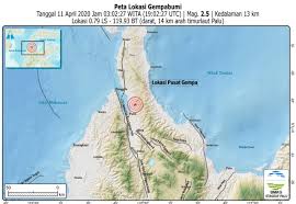 Pusat gempa berada di laut dengan kedalaman 103 km. Gempa Bumi Magnitudo 2 5 Guncang Kota Palu Pada Sabtu Dini Hari Jurnalnews