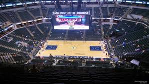 Bankers Life Fieldhouse Section 208 Indiana Pacers