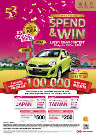 Shopclues lucky draw department distributing various prize on the basic of customer requirement and customer satisfaction. 53rd Anniversary Lucky Draw Contest Soon Thye Hang