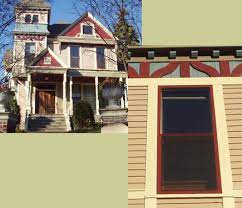 They hide in plain site. they can also be installed on the interior if needed. Mon Ray Storm Windows Mon Ray Inc