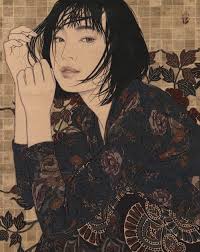 雨熱 悠 2017年 45 35cm 日本画 ビジョナリーアート 古代アート