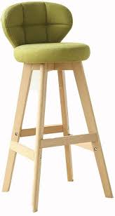 Jysd Solid Wood Stool Of Fabric Bar Chairs D3 29 Color Green In 2020 Wood Stool Bar Chairs Stool