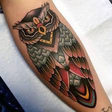 70 Traditional Owl Tattoo Designs For Men Wise Ink Ideas Traditional Owl Tattoos Owl Tattoo Design Tattoo Designs Men