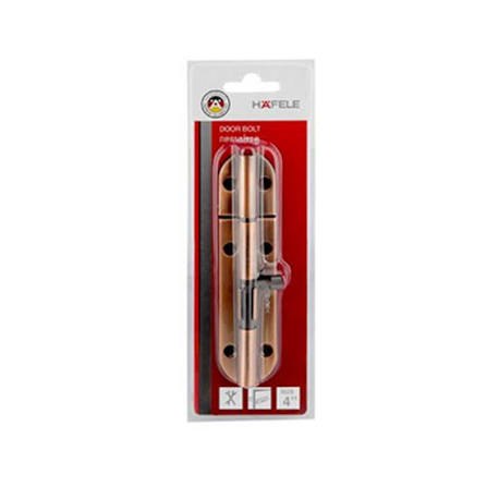 กลอนเหล็ก 4 นิ้ว สีทองแดงรมดำ 489.71.307 HAFELE