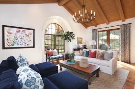 White Mediterranean Living Room With Arched Window Mediterranean Living Rooms Cheap Apartment Decorating Spanish Living Room