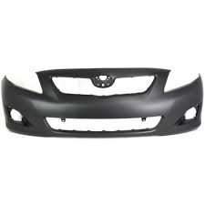2009 2010 Toyota Corolla Front Bumper Cover Primed W O Spoiler Hole Toyota Corolla Toyota Corolla