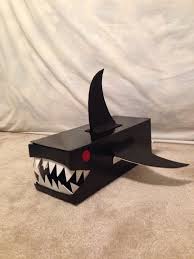 Shark Valentine S Day Box Made From A Shoe Box And Foam Sheets 2020 Faaliyetler