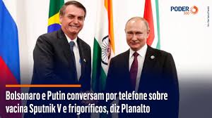 De acordo com bolsonaro, a fala de putin ocorreu após o término da cúpula do brics realizado por videoconferência, devido na gravação de putin, traduzida pela equipe de bolsonaro, o presidente. Bolsonaro E Putin Conversam Por Telefone Sobre Vacina Sputnik V E Frigorificos Diz Planalto Youtube