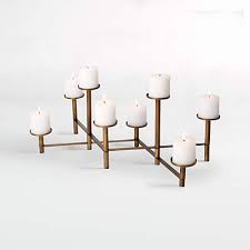 Candlesticks in contemporary style features apply in variety of design approaches such as : Brass Fireplace Candelabra Reviews Crate And Barrel Canada