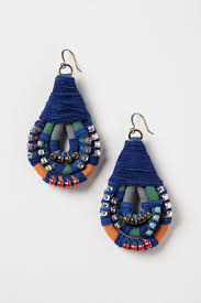 Topkapi Bound Earrings Fabric Jewelry Textile Jewelry Textile Earrings