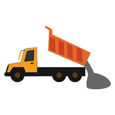 Clipart Of A Yellow Dump Truck In Operational Process The Large Clipart Yellow Dump Png And Vector With Transparent Background For Free Download In 2021 Clip Art Color Vector Side View Drawing