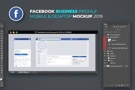 Facebook Business Profile Mockup Facebook Business Business Profile Facebook Design
