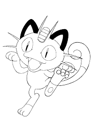 Coloriage pokemon gigamax corvaillus dessin gratuit. Coloriage Pokemon Miaous