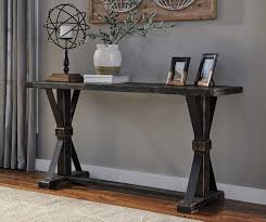 Signature Design By Ashley Beckendorf Black Console Table Big Lots In 2020 Rustic Console Tables Farmhouse Console Table Sofa Table Design