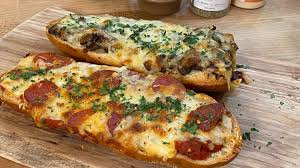 Friday night is pizza night and while we pick up from our favorite pizza place on the regular sometimes we like to change things up and make our own. Pepperoni French Bread Pizza Rachael Ray Recipe Rachael Ray