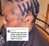 Hair Tutorial On How To Properly Lay Paper Wrap Strips For Quick Weave!  Hope This Helps Ladies!, Book Your Next Look!, #hairtutorial  #atlantahairstylist #sewin #sewins #pixiecut #lace #lacewig ...