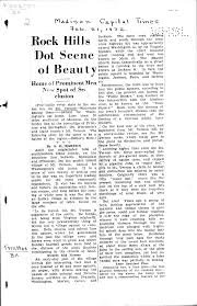 Focus newspaper is distributed in the following counties: Rock Hills Dot Scene Of Beauty Newspaper Article Clipping Wisconsin Historical Society