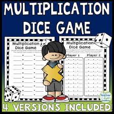Includes 13 printable multiplication games. Printable Multiplication Games Worksheets Teachers Pay Teachers