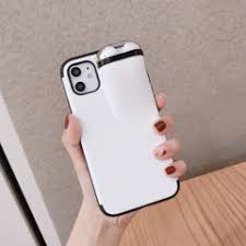 2 In1 Airpods Iphone Case In 2020 Iphone Cases Silicone Phone Case Iphone