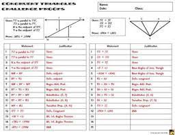 If ef = 4.2 cm, df = 3.6 cm, and de = 4.5 cm, what. Congruent Triangles Proofs Two Column Proof Practice And Quiz Practices Worksheets Congruent Triangles Printable Worksheets