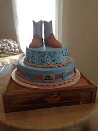 Cowboy Baby Shower Cake From Cakes For Occasions In Danvers Mass Cowboy Baby Shower Shower Cakes Baby Cowboy