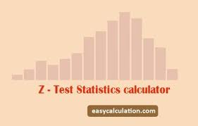 Z Test Calculator Test Calculator Standard Deviation