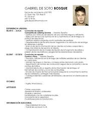 Menos es más, por lo que es importante que la información que se coloque en el curriculum. Modelo De Curriculum Vitae Conductor De Repartos Conductor De Repartos Cv Plantilla Livecareer