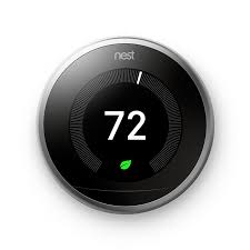 Nest Learning Thermostat 3rd Generation Stainless Steel Nest Thermostat Nest Save Energy
