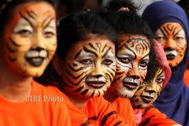 Peringatan Hari Harimau Internasional tersebut bertujuan untuk mempromosikan perlindung habitat dari Harimau Sumatra dan meningkatkan kepedulian masyarakat ... - HARI-HARIMAU-JAKARTA-300713-M-Agung-Rajasa-ANTARA