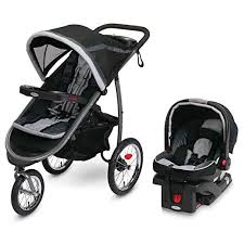Amazon Com Graco Fastaction Fold Jogger Travel System Includes The Fastaction Jogging Stroller Travel System Car Seat Stroller Combo Travel System Stroller