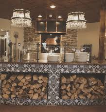 Black And White Restaurant Interior Design Wood Pizza Oven Black White Tile Restaurant Interior Design In 2020 Cafe Interior Design Restaurant Interior Pizzeria Design