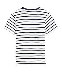 On le glisse sous une veste. Tee Shirt Rayure Mariniere Pour Femme Petit Bateau