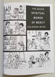 Our color your own posters are a great way to get children involved and learning during mass, class and religious education gatherings. The Seven Sacraments Corporal And Spiritual Works Of Mercy Coloring Book St Jerome School And Library