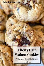 Date Walnut Cookies Fufu S Kitchen Recipe Easy Baking Recipes Easy Cookie Recipes Walnut Cookies