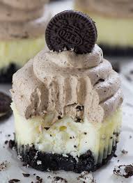 Chocolate Mousse Mini Oreo Cheesecakes Mini Oreo Cheesecake Desserts Mini Cheesecakes
